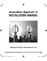 Предварительный просмотр 3 страницы Lightning Protection International Guardian System 5 Installation Manual