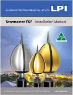 Lightning Protection International Stormaster ESE 15 Installation Manual предпросмотр