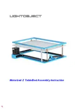 Lightobject Z-table/Bed Assembly Instruction Manual preview