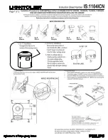 Lightolier 1004ICN Installation Instructions предпросмотр