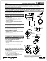 Lightolier 22XX6 series Installation And Operating Instructions preview