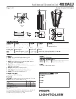 Lightolier 48339ALU Specification preview