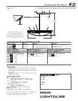 Предварительный просмотр 1 страницы Lightolier 4F23 Specification