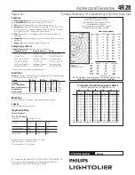 Предварительный просмотр 2 страницы Lightolier 4R28 Specification