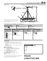 Preview for 1 page of Lightolier 4R35 Specification