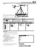 Lightolier 4R42 Specification preview