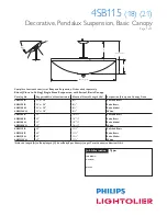 Предварительный просмотр 1 страницы Lightolier 4SB115 Specification