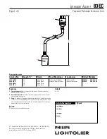 Предварительный просмотр 1 страницы Lightolier 83EC Specification