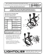 Предварительный просмотр 1 страницы Lightolier 83ED17R SERIES Attachment Manual