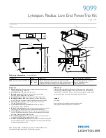 Preview for 1 page of Lightolier 9099 Specification