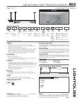 Lightolier AGH Specification preview