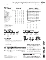 Предварительный просмотр 2 страницы Lightolier AGO Specification