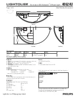 Предварительный просмотр 1 страницы Lightolier Alabaster 40624U Specification