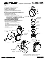 Предварительный просмотр 2 страницы Lightolier Alcyon 23S39T6 Instructions For Installation