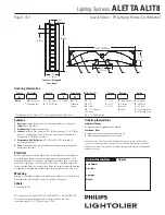 Предварительный просмотр 1 страницы Lightolier ALETTA AL1T8 Specification