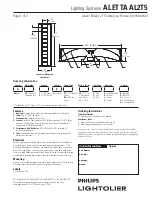 Lightolier ALETTA AL2T5 Specification preview