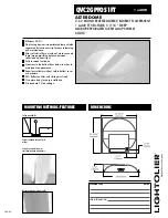 Lightolier Alter Dome QVC2GPFOS1FT Specification preview