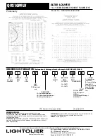 Предварительный просмотр 2 страницы Lightolier ALTER LOUVER QVS1GPFLV Specification