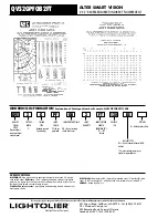 Предварительный просмотр 2 страницы Lightolier ALTER SMARTVISION QVS2GPFOB2FT Specification