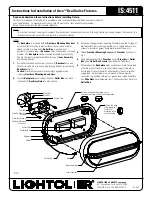 Lightolier Arco Oval Series Instructions For Installation предпросмотр