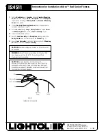 Предварительный просмотр 2 страницы Lightolier Arco Oval Series Instructions For Installation