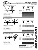 Preview for 4 page of Lightolier Baselyte-BSL22 Datasheet