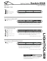 Предварительный просмотр 6 страницы Lightolier Baselyte-BSL26 Datasheet