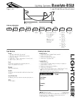 Preview for 1 page of Lightolier Baselyte-BSL8 Datasheet