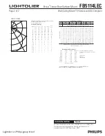 Preview for 2 page of Lightolier Brisa FB5114LEC Specification