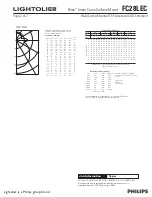 Предварительный просмотр 2 страницы Lightolier Brisa FC28LEC Specification