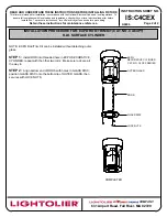 Preview for 2 page of Lightolier C4CEX (EXPO) SERIES Instructions For Maintenance Reference