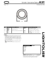 Lightolier Calculite AF2PF Specification preview