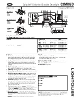 Предварительный просмотр 1 страницы Lightolier Calculite C3MRGD Specification