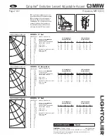 Предварительный просмотр 2 страницы Lightolier Calculite C3MRW Specification