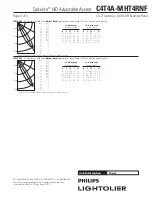 Preview for 4 page of Lightolier Calculite C4T4A-MHT4RNF Specification