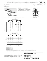 Предварительный просмотр 2 страницы Lightolier Calculite C6P38L Specification