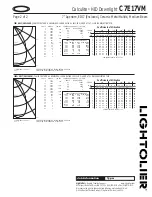 Предварительный просмотр 2 страницы Lightolier Calculite C7E17VM CCDW Specification