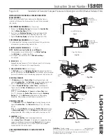 Preview for 2 page of Lightolier Calculite Compact Fluorescent Downlights Installation Instructions