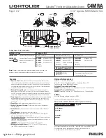 Предварительный просмотр 1 страницы Lightolier Calculite HID Adjustable Accent C4MRA Specification Sheet