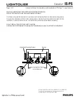 Предварительный просмотр 1 страницы Lightolier Calculite IS-PS Assembly And Installation Manual