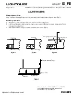 Предварительный просмотр 4 страницы Lightolier Calculite IS_PB Assembly and Assembly And Installation Manual