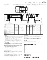 Предварительный просмотр 1 страницы Lightolier Calculite Matrix 4X9 Specification