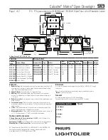 Lightolier Calculite Matrix 9X9 Specification предпросмотр