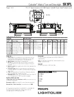 Предварительный просмотр 1 страницы Lightolier Calculite Matrix 9X9PL Specification