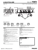 Предварительный просмотр 1 страницы Lightolier Calculite ProSpec Linear Downlight PB4T4 Specifications