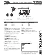 Lightolier Calculite ProSpec PA1M1675 Specification предпросмотр