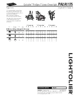 Предварительный просмотр 2 страницы Lightolier Calculite ProSpec PA2A1175 Specification