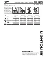 Предварительный просмотр 2 страницы Lightolier Calculite ProSpec PB3H3070 Specification