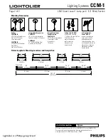 Preview for 2 page of Lightolier CCM-1 Datasheet