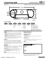 Lightolier CD7-1 Specification Sheet preview